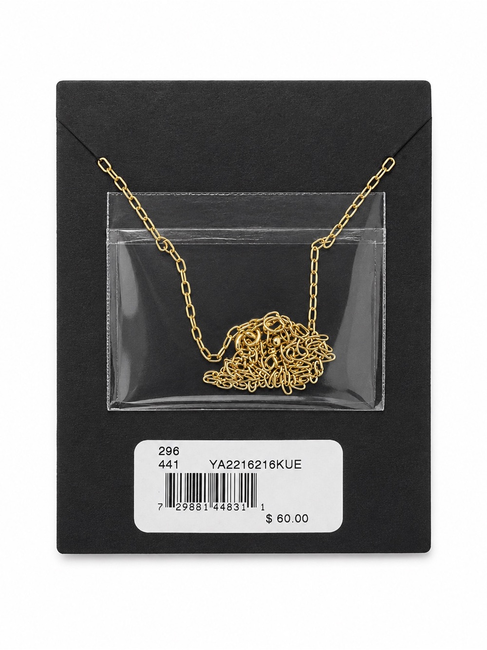Aqua 18K Gold over Sterling Silver Open Heart Necklace NWT - Picture 3 of 3